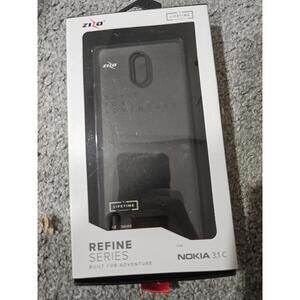 Zizo Refine Series Ultra Thin Protective Case for Nokia 3.1C Black New